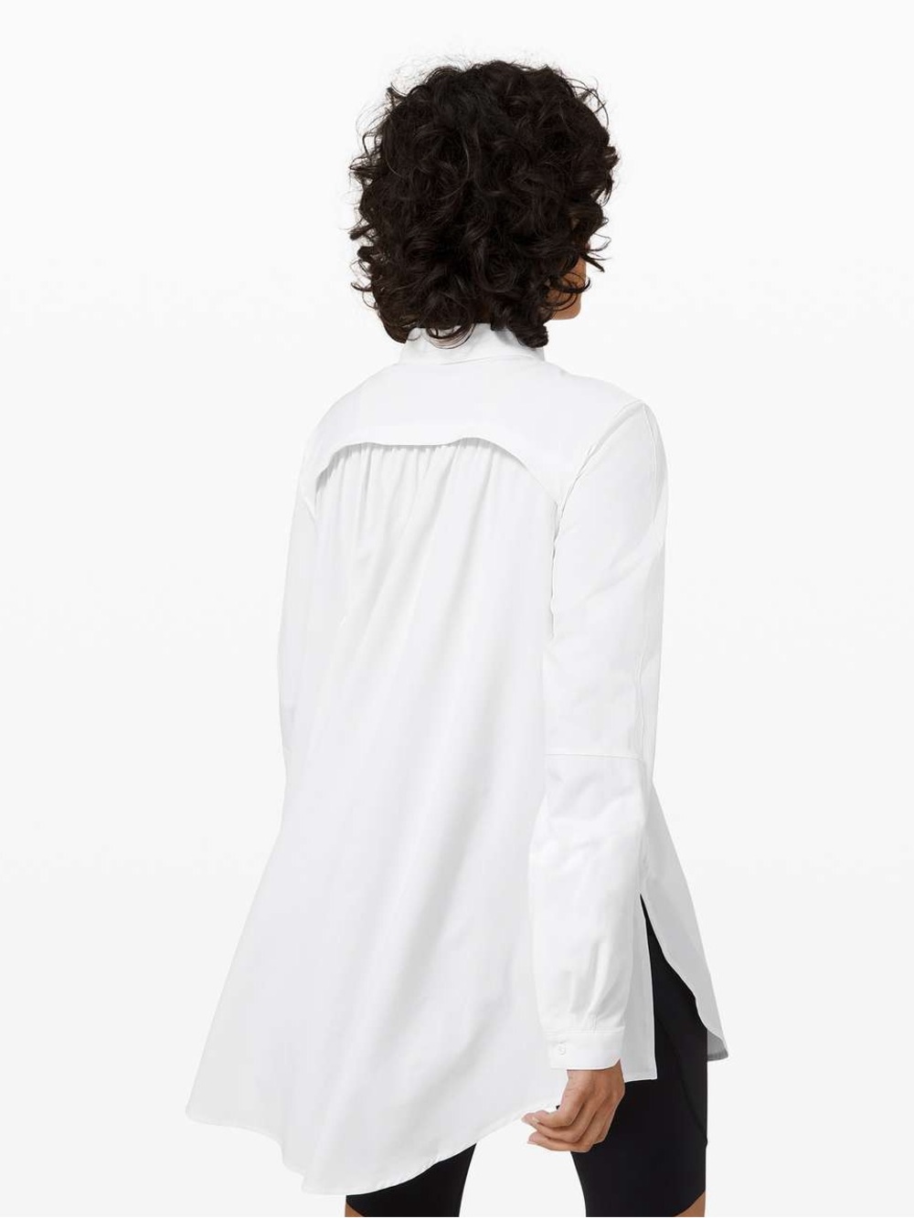 Lululemon‎ Ivory Lululemon In the Moment Tunic Shirt Size 10 - Picture 2 of 16